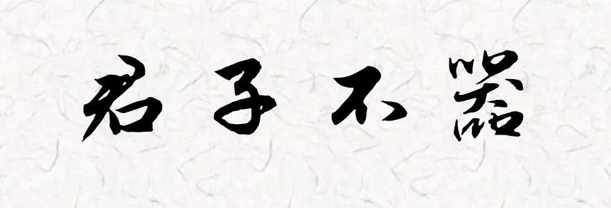 君子不器